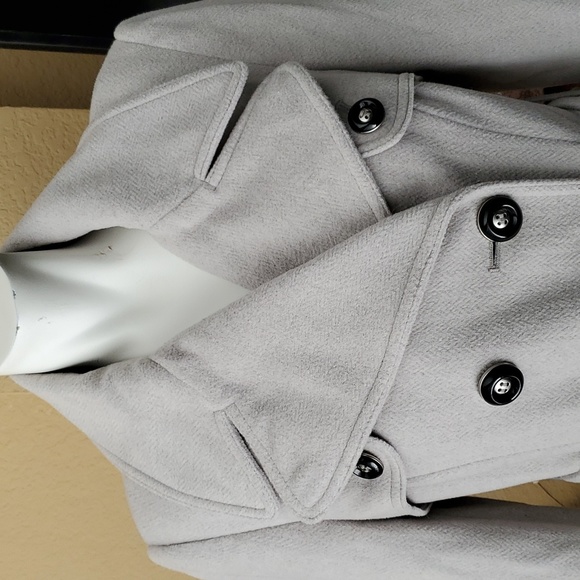 THE LIMITED Double Breasted Belted Wool Blend Pea Coat SIZE: S - Picture 4 of 13